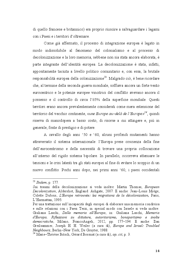 Estratto dalla tesi: Unione Europea e Africa: la cooperazione allo sviluppo dalle origini ai giorni nostri