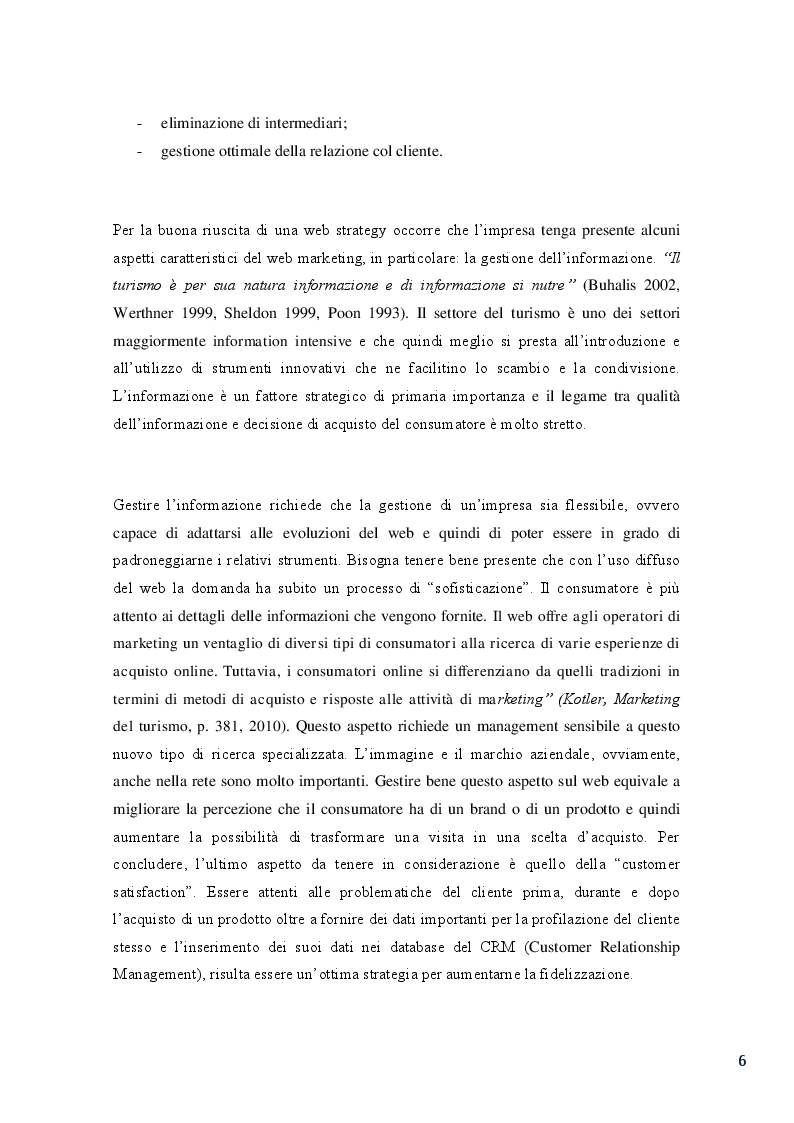 Estratto dalla tesi: Strategie di Web Marketing per le Imprese ricettive: caratteri e tendenze