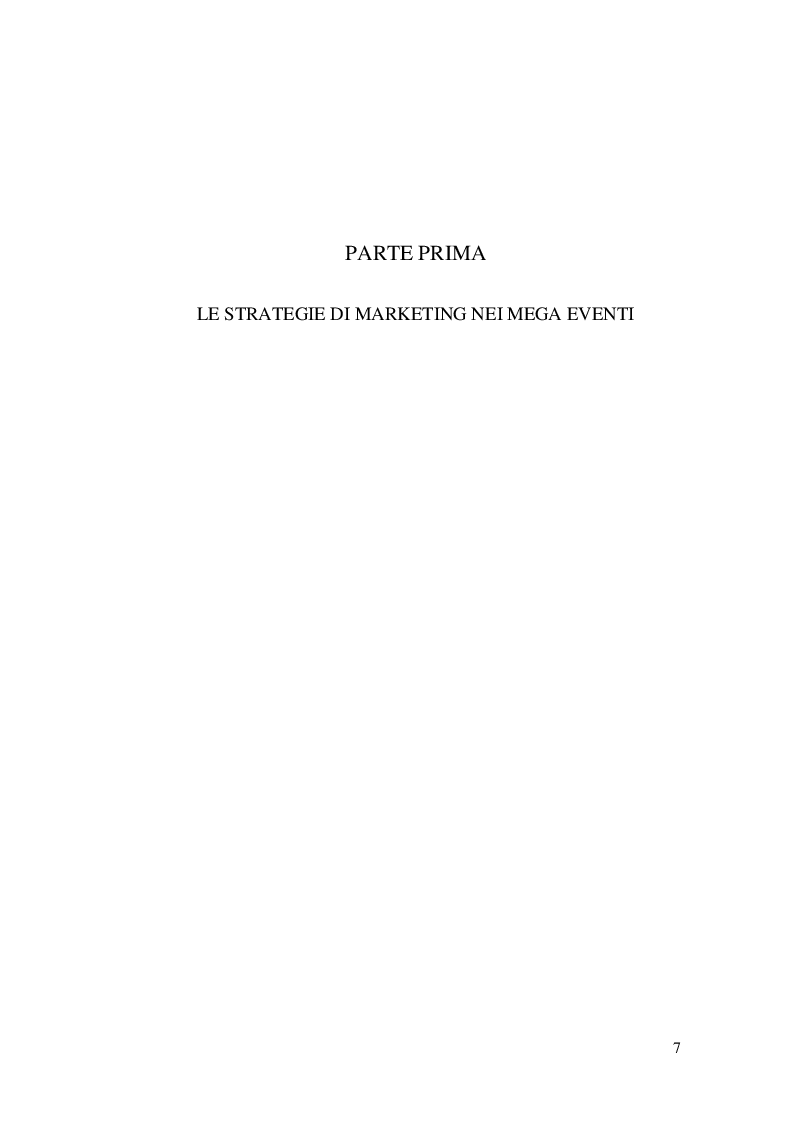 Anteprima della tesi: Management dei Mega Eventi nei paesi in via di sviluppo: come reagisce il Brasile, Pagina 4
