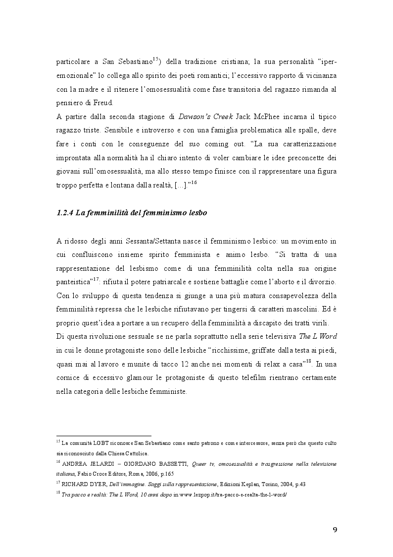 Estratto dalla tesi: Il mondo LGBT nel panorama della serialità televisiva americana
