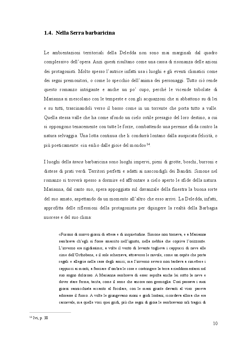Estratto dalla tesi: Il microcosmo sardo: naturalismo e folklore in quattro romanzi di Grazia Deledda