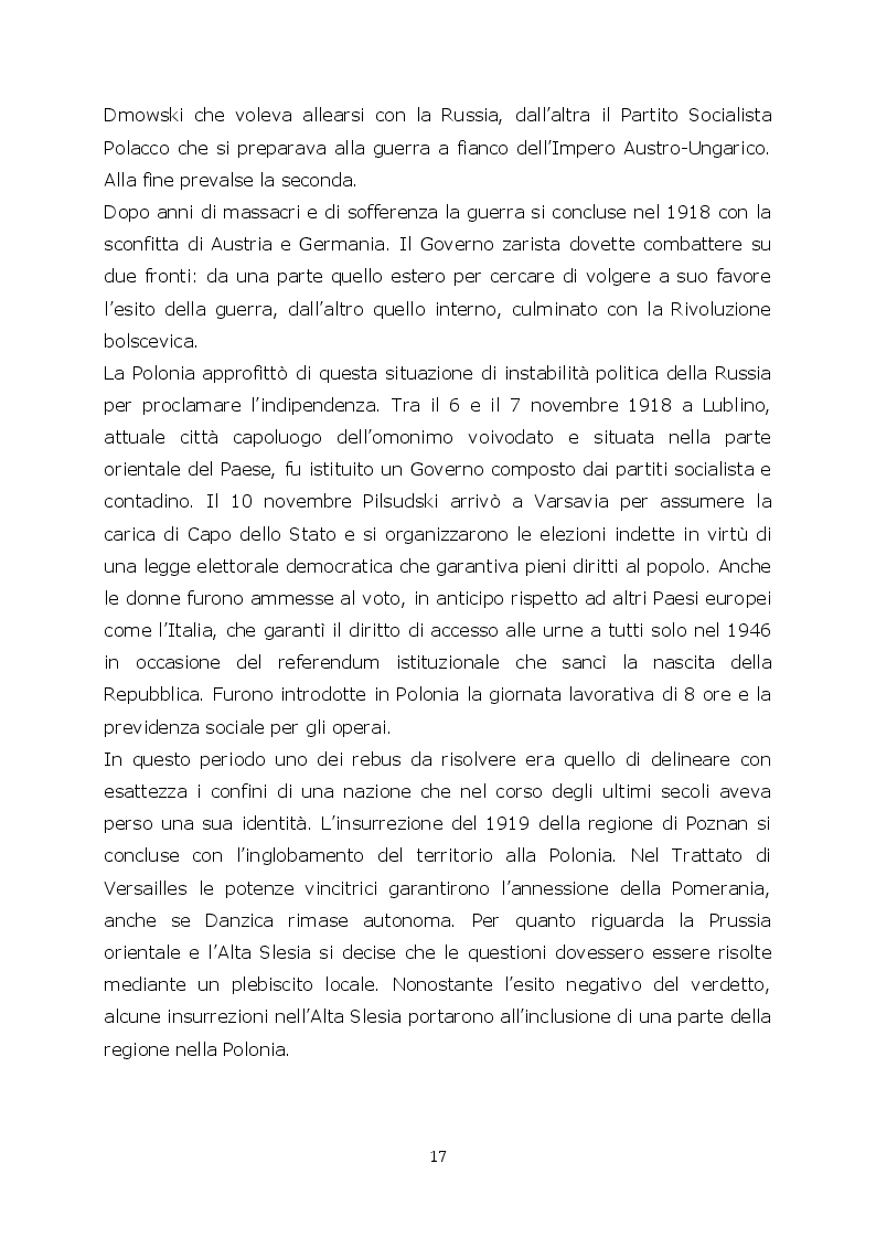 Estratto dalla tesi: L'economia polacca: dalla transizione ''difficile'' ai percorsi di crescita nel contesto internazionale