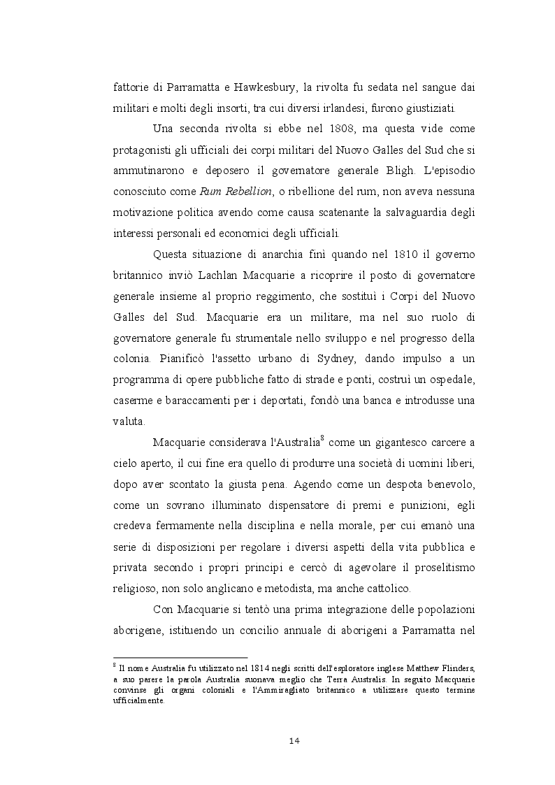 Estratto dalla tesi: Equilibri geopolitici e strategici nell'Australia del boom economico