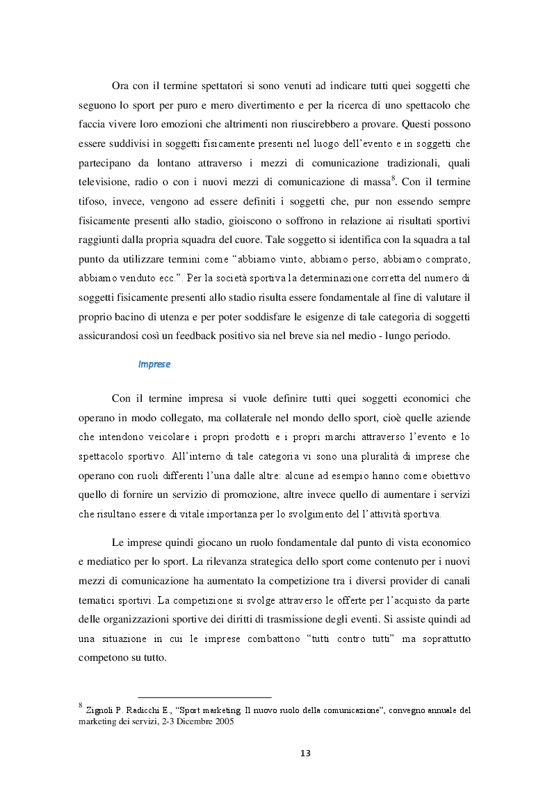 Estratto dalla tesi: Fuga dagli spalti nel mondo del calcio italiano: il modello servicescape applicato allo stadio di proprietà