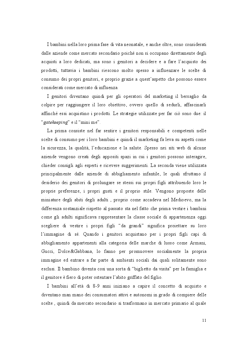 Estratto dalla tesi: L'eco del childrenswear. Dagli abiti chic alla moda sostenibile