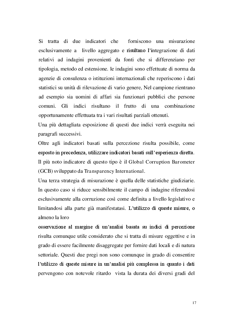 Estratto dalla tesi: L'altra faccia del debito pubblico: la corruzione