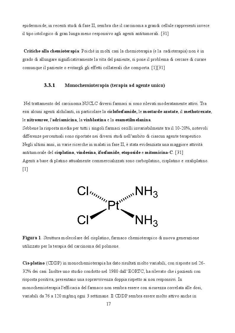 Anteprima della tesi: La terapia del carcinoma polmonare non a piccole cellule e le aspettative del futuro, Pagina 3