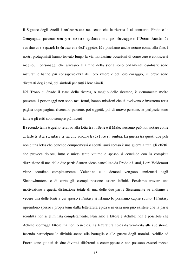Estratto dalla tesi: Quel folle fissato con l'onore e altre storie de "Il Trono di Spade"