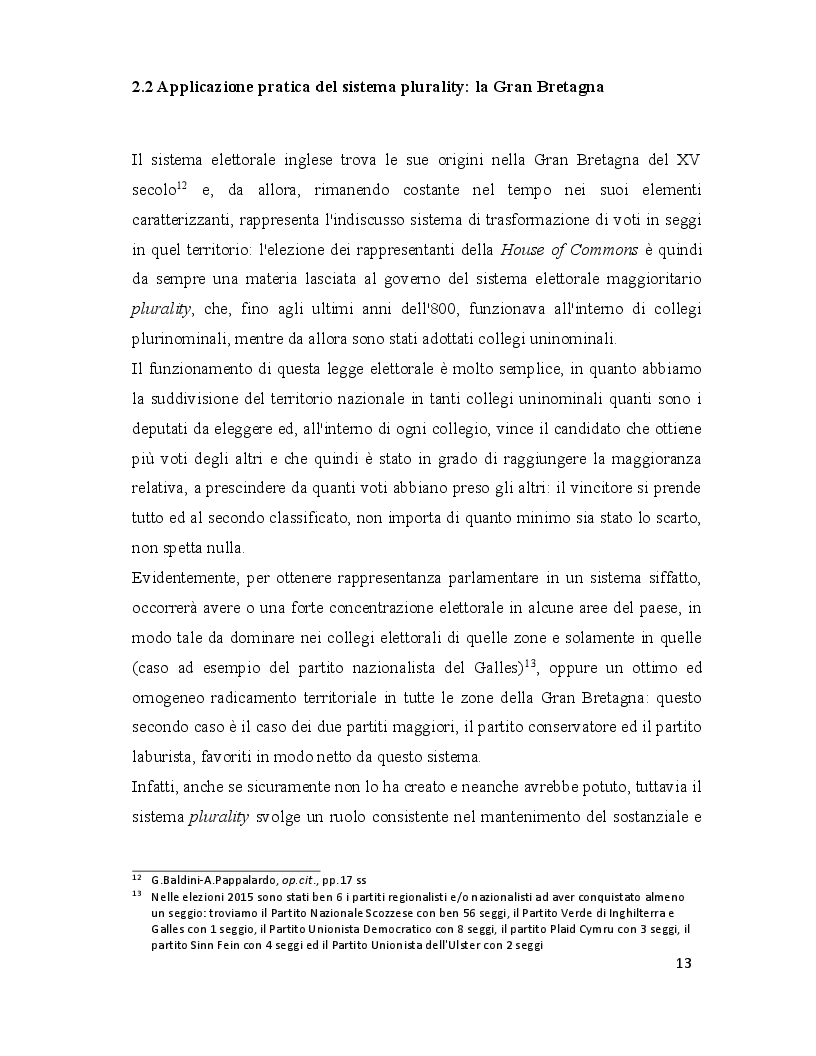 Estratto dalla tesi: Legge elettorale: analisi dell'Italicum e prospettive di comparazione con altri stati occidentali