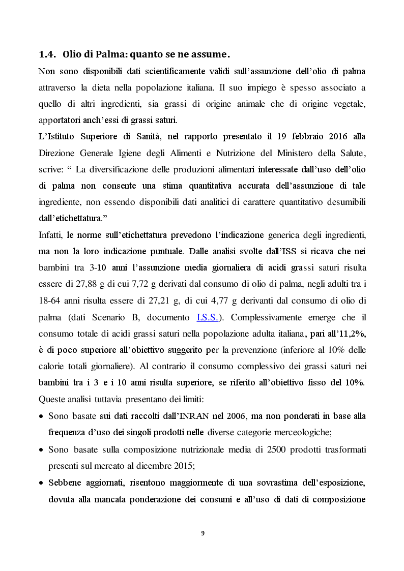 Estratto dalla tesi: Consumo dell’olio di palma e relazione con il rischio di malattie cardiovascolari - Studio di Meta-analisi su trial clinici di intervento dietetico