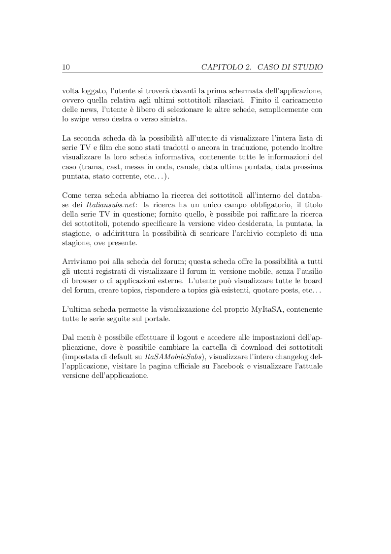 Estratto dalla tesi: Realizzazione di un'applicazione mobile Android basata su interazioni con interfacce API di diversi servizi.