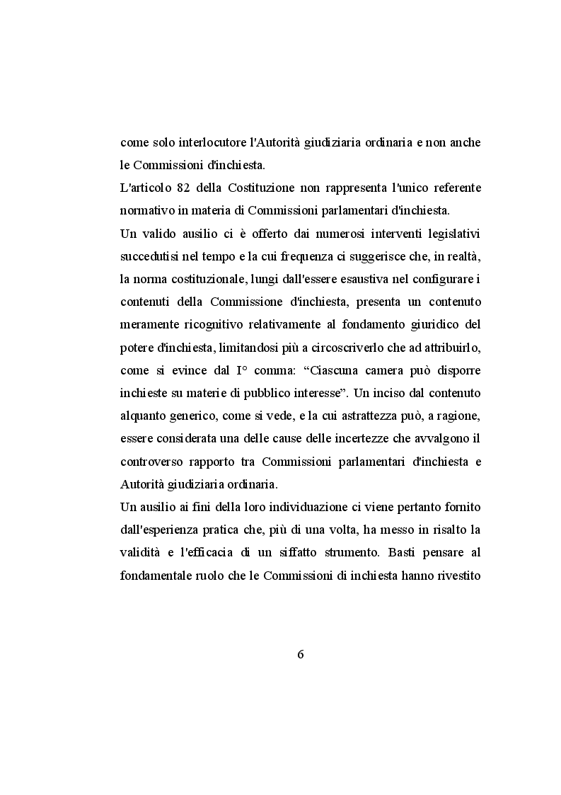 Anteprima della tesi: Le commissioni parlamentari d'inchiesta, Pagina 5