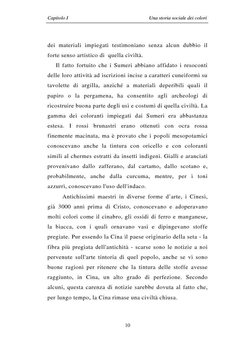 Anteprima della tesi: Il colore: dal simbolo alla campagna pubblicitaria, Pagina 10
