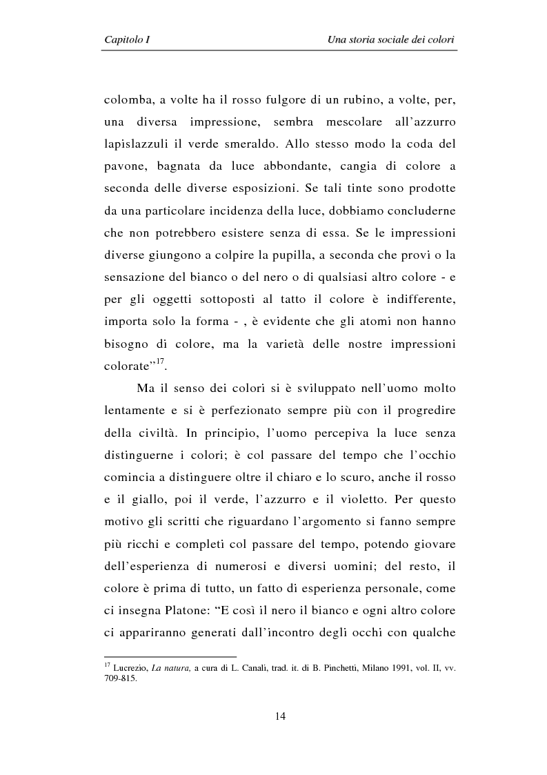 Anteprima della tesi: Il colore: dal simbolo alla campagna pubblicitaria, Pagina 14