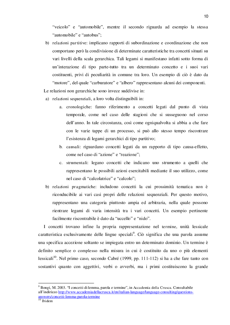 Estratto dalla tesi: Lingua e terminologia nello sport: il caso del calcio