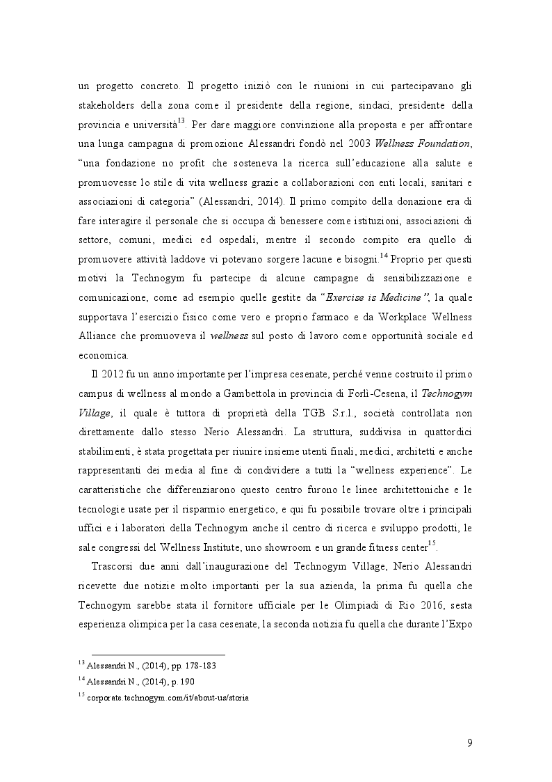 Estratto dalla tesi: Analisi economico-finanziaria di Technogym