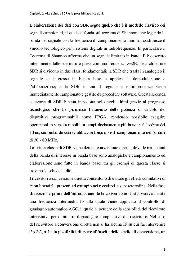 Anteprima della tesi: Caratterizzazione sperimentale delle catene di trasmissione e ricezione di una SDR commerciale, Pagina 6