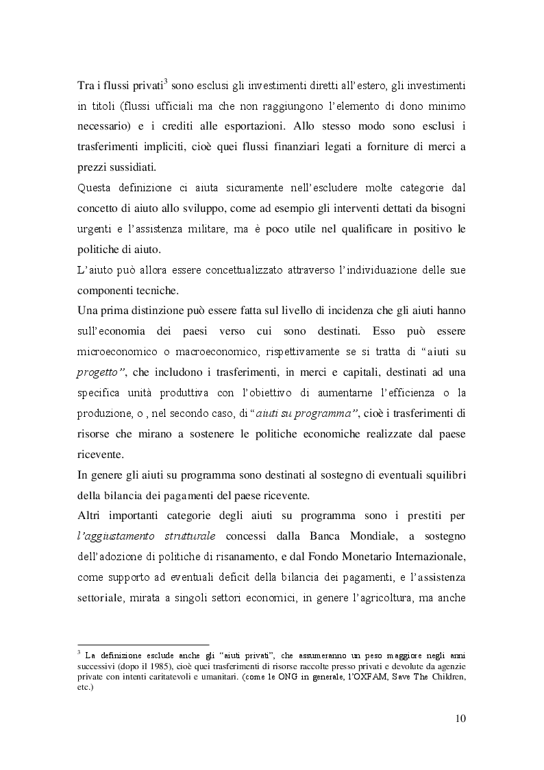 Estratto dalla tesi: Evoluzione e prospettive delle politiche di cooperazione allo sviluppo dell’Unione Europea