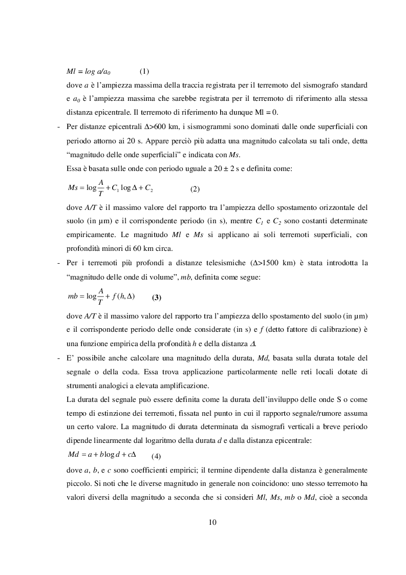 Estratto dalla tesi: Analisi di cross-correlazione di terremoti nel Nord Italia per l'individuazione di multipletti
