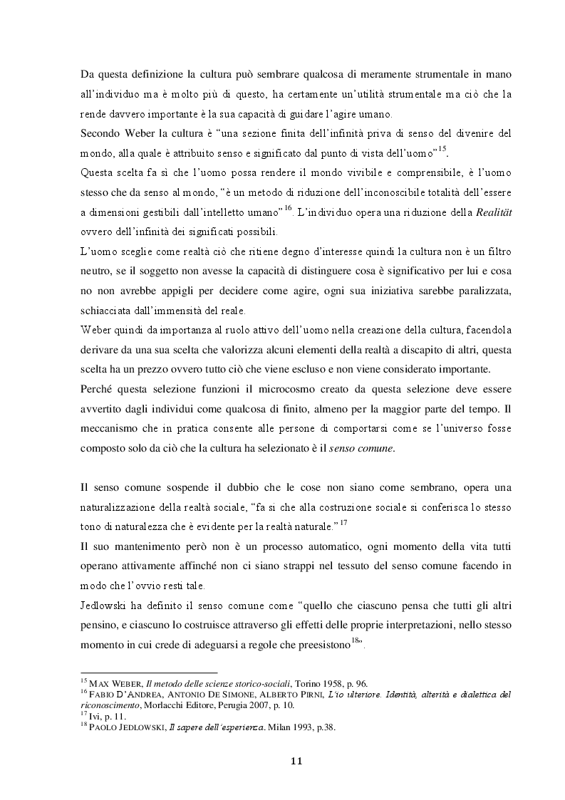 Estratto dalla tesi: Costruzione Identitaria e Crimine. Può il Crimine Soddisfare il Bisogno di Unicità?