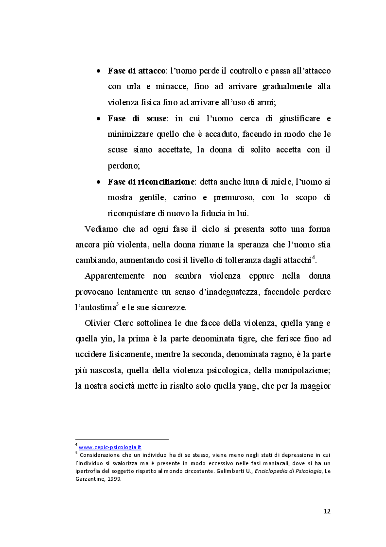 Anteprima della tesi: La perizia psichiatrica nell'autore di femminicidio, Pagina 9