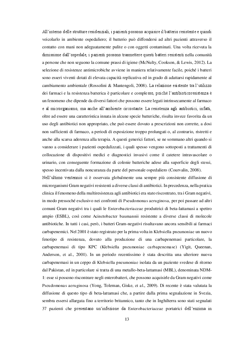 Anteprima della tesi: La gestione della terapia antibiotica nell'ULSS 20 di Verona: valutazione dell'appropriatezza prescrittiva e proposta di un nuovo modello razionale e multidisciplinare di gestione., Pagina 6