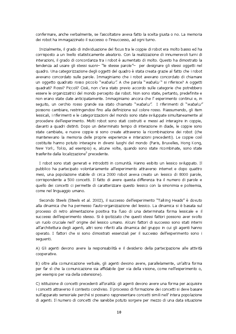 Estratto dalla tesi: Il Linguaggio nella relazione uomo macchina