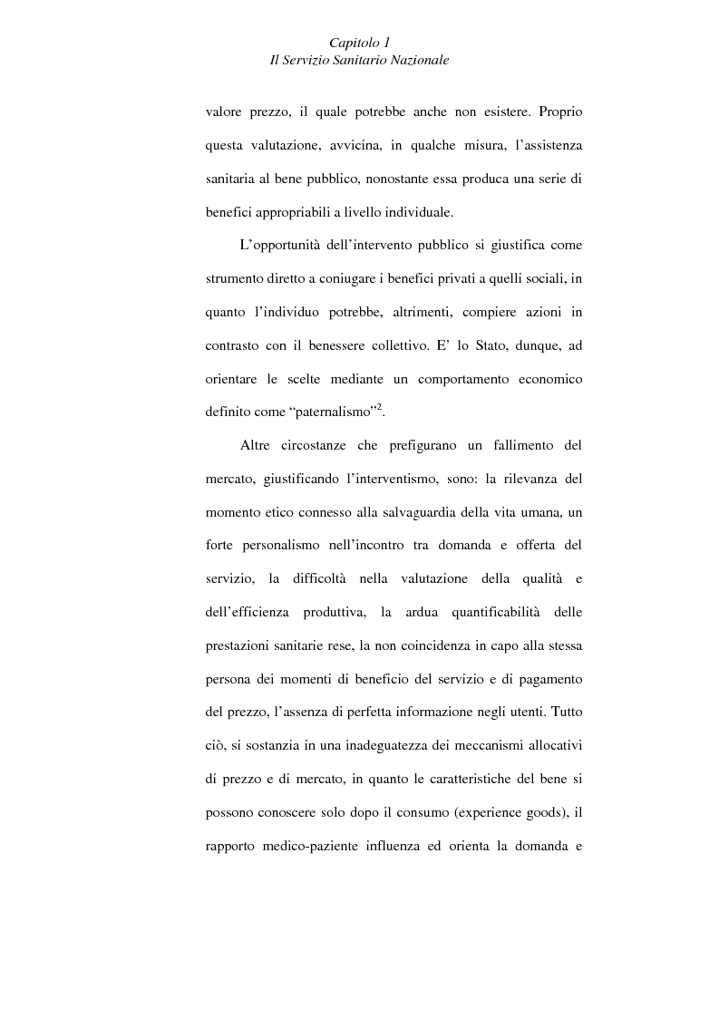 Anteprima della tesi: Il controllo economico di gestione nelle aziende sanitarie, Pagina 10