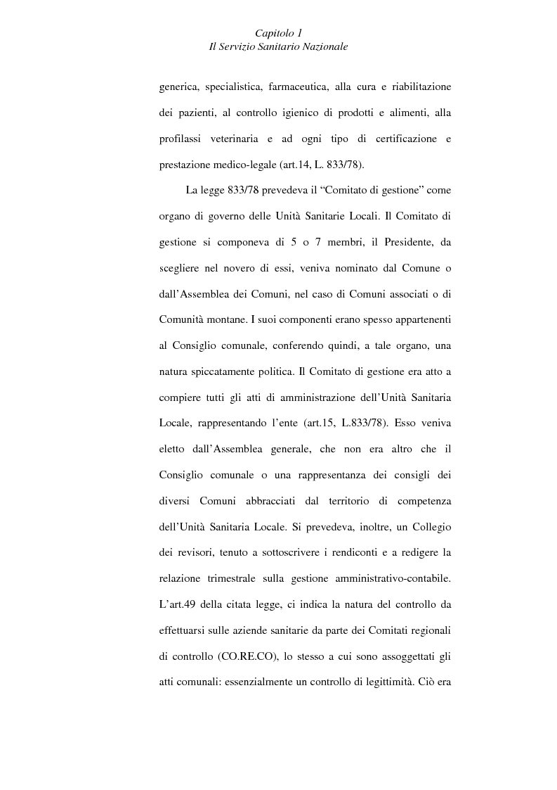 Anteprima della tesi: Il controllo economico di gestione nelle aziende sanitarie, Pagina 13