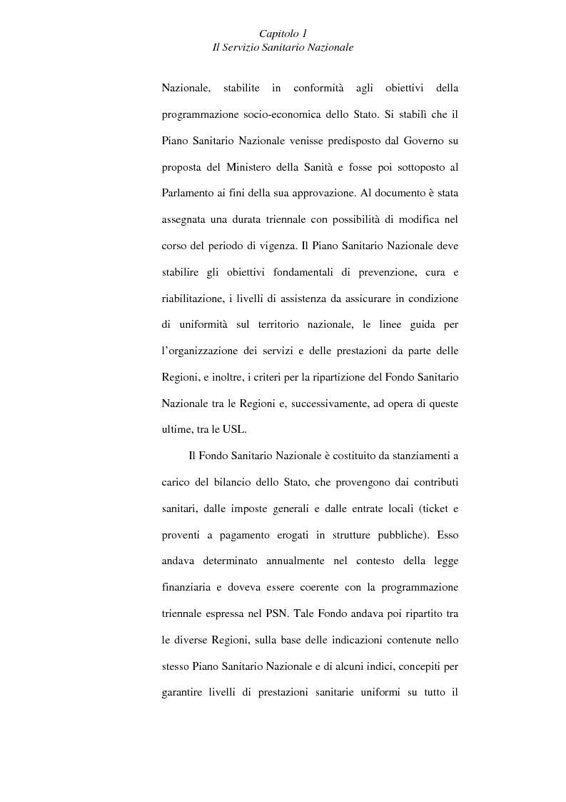 Anteprima della tesi: Il controllo economico di gestione nelle aziende sanitarie, Pagina 7
