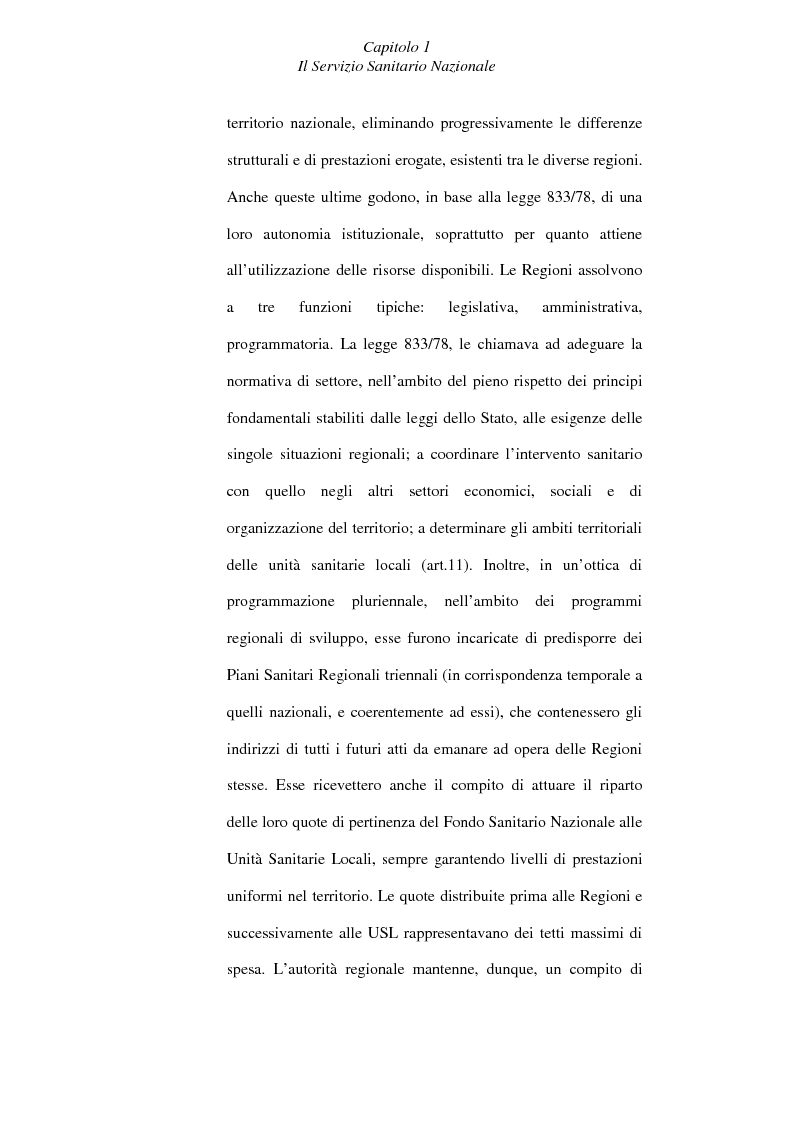 Anteprima della tesi: Il controllo economico di gestione nelle aziende sanitarie, Pagina 8
