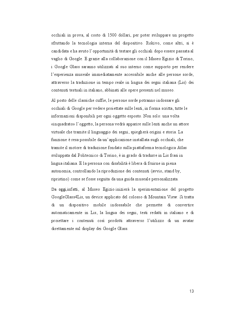 Estratto dalla tesi: Indagini di mercato sull’impatto delle app innovative per non udenti: miglioramenti ed accessibilità