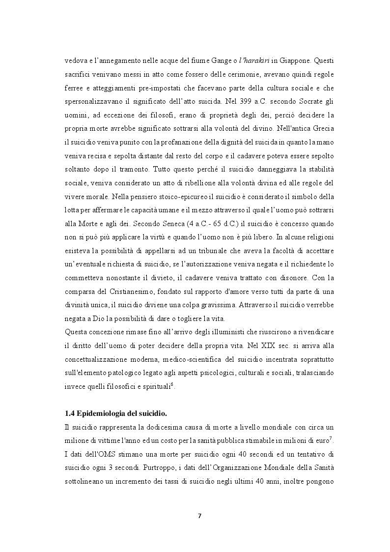 Estratto dalla tesi: Il ruolo dell'infermiere nella prevenzione del suicidio in ospedale: una revisione critica della letteratura.