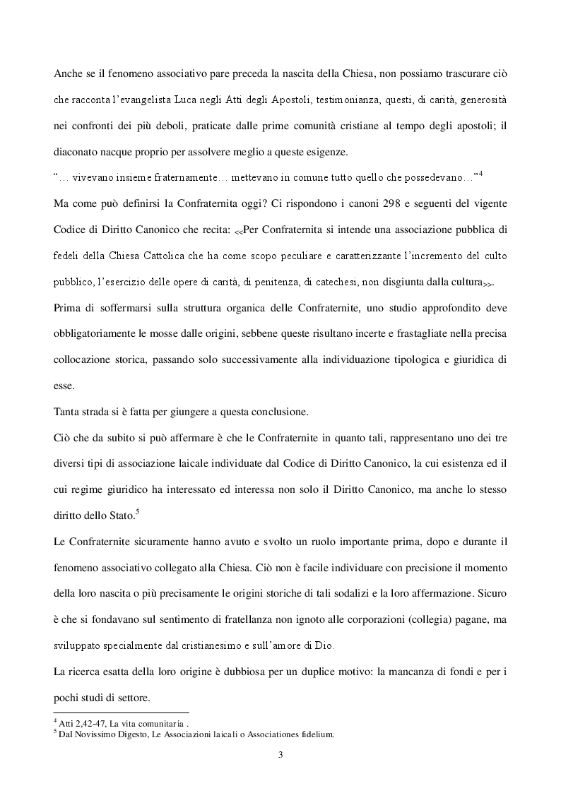 Estratto dalla tesi: Viaggio nelle Confraternite tra storia e diritto: alla ricerca della Confraternita del Monte dei Morti di Roccarainola