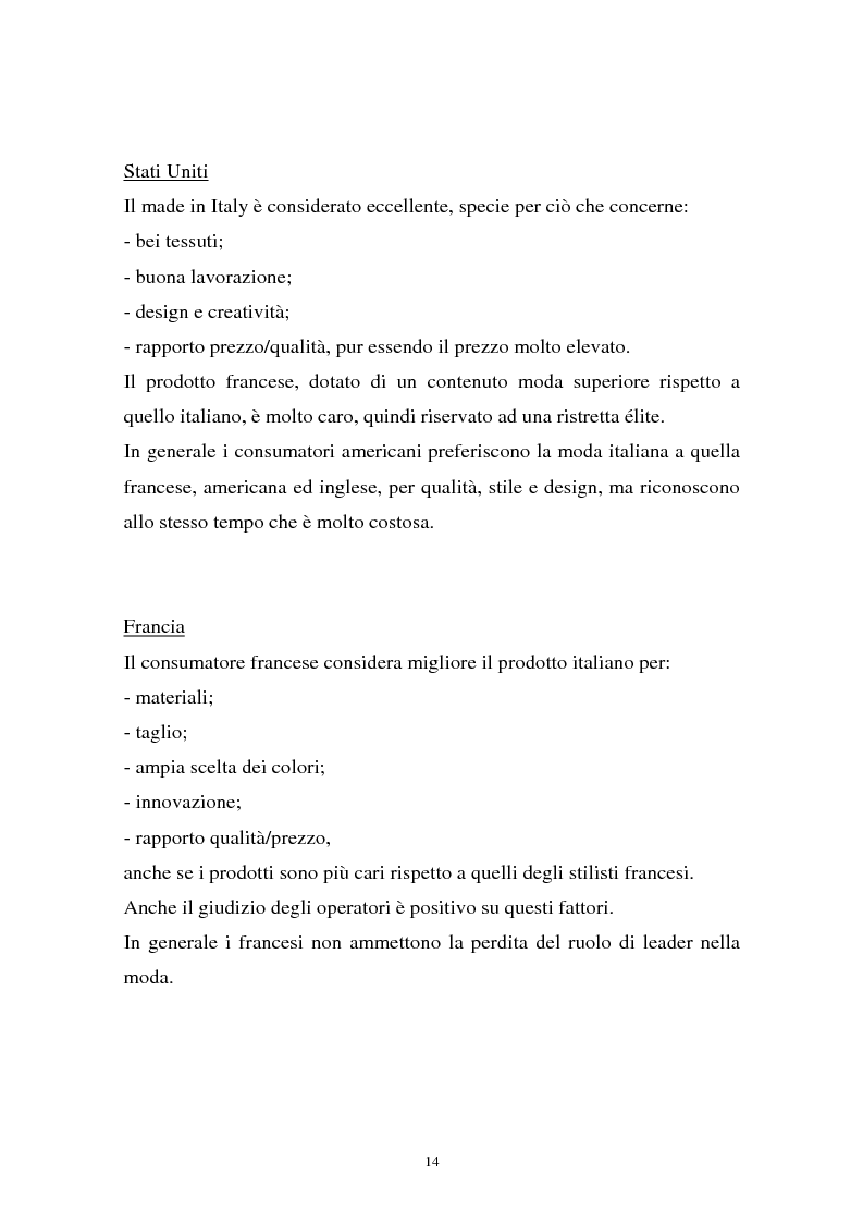 Anteprima della tesi: Il sistema della moda e la comunicazione: strumenti ed obiettivi, Pagina 14