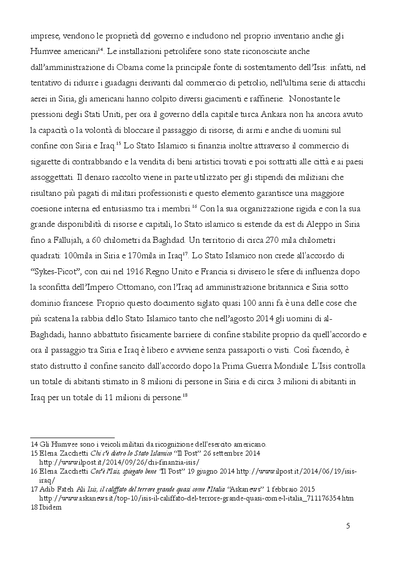 Estratto dalla tesi: L'Isis tra rivoluzione e terrorismo