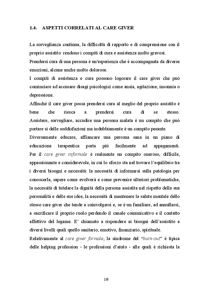 Estratto dalla tesi: Food Care Giver