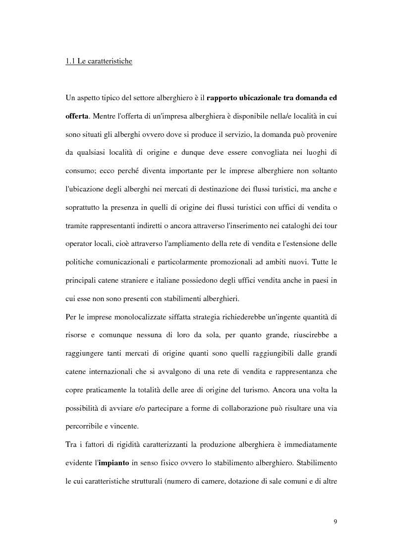 Anteprima della tesi: Le tipiche forme di aggregazione nel settore alberghiero in Italia e all'estero, Pagina 6