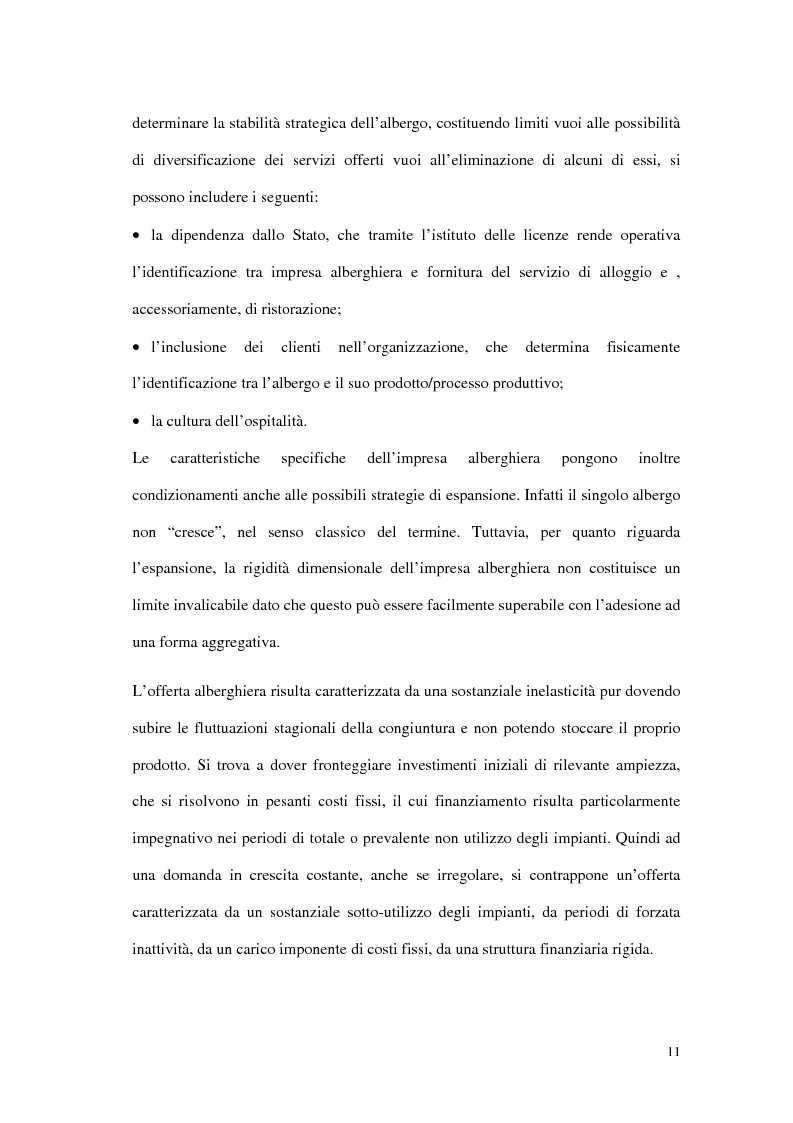 Anteprima della tesi: Le tipiche forme di aggregazione nel settore alberghiero in Italia e all'estero, Pagina 8