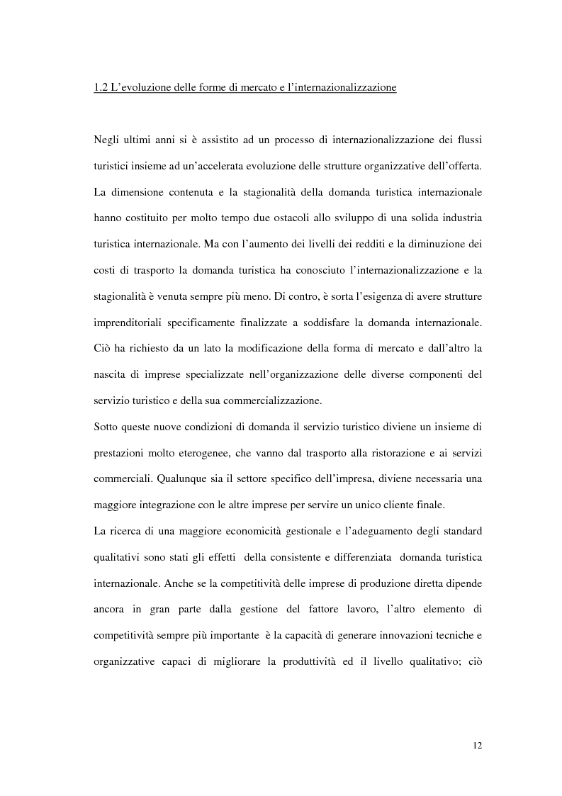 Anteprima della tesi: Le tipiche forme di aggregazione nel settore alberghiero in Italia e all'estero, Pagina 9