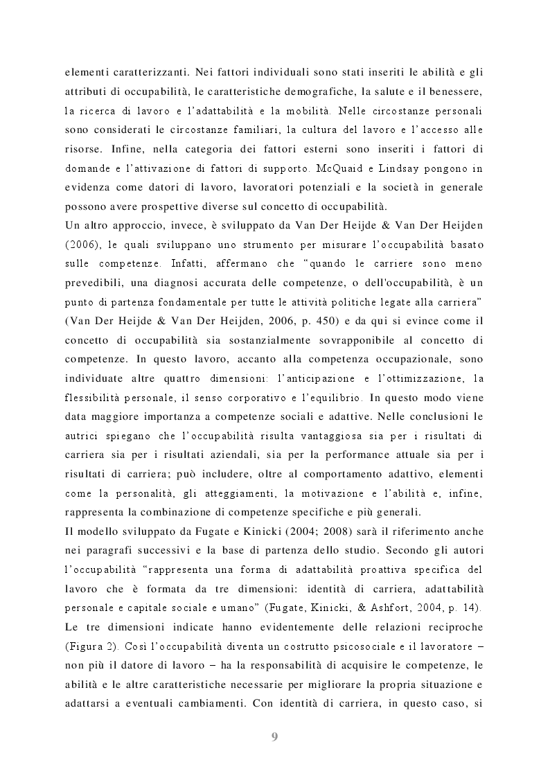 Estratto dalla tesi: Occupabilità degli studenti universitari: uno studio su laureandi e neolaureati dell'università di Bologna
