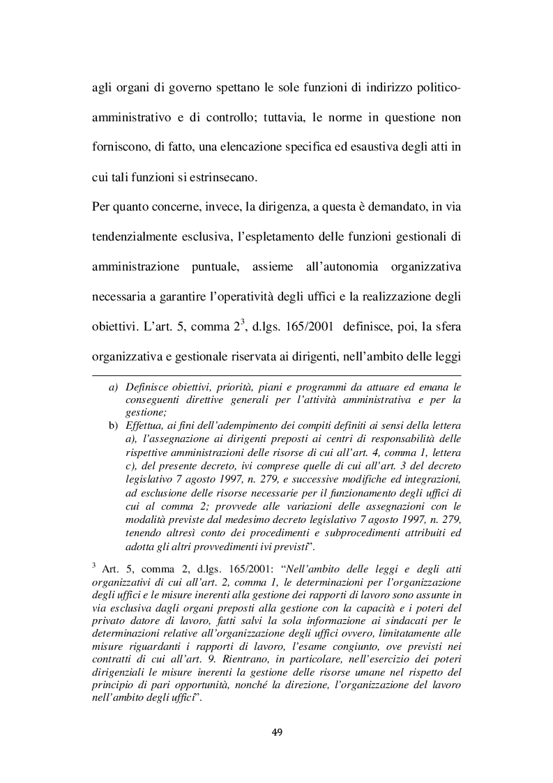 Estratto dalla tesi: La Dirigenza Pubblica: Ritorno al Passato