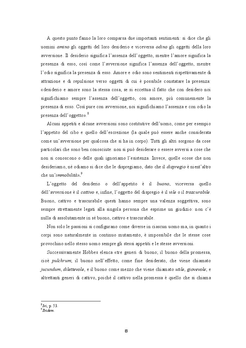 Estratto dalla tesi: Paura e potere nel Leviatano di Thomas Hobbes