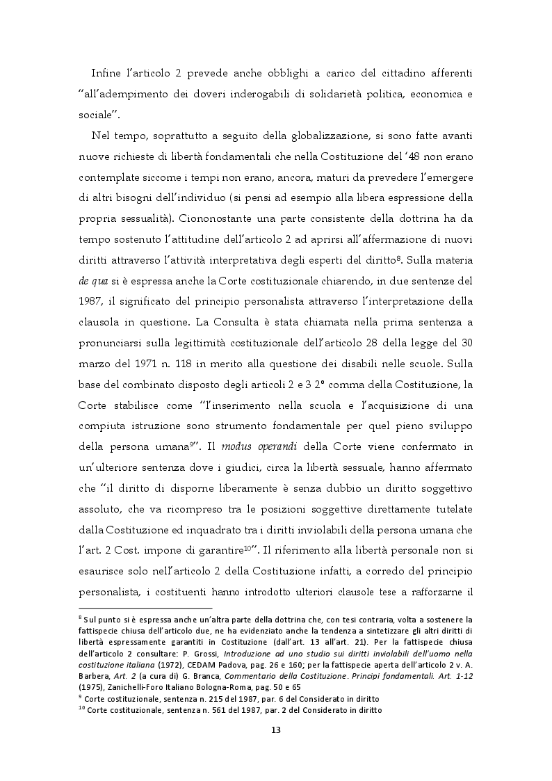 Estratto dalla tesi: I diritti umani nei rapporti tra l'ordinamento statale e la CEDU. Il contesto delle carceri in Italia: una questione di legalità