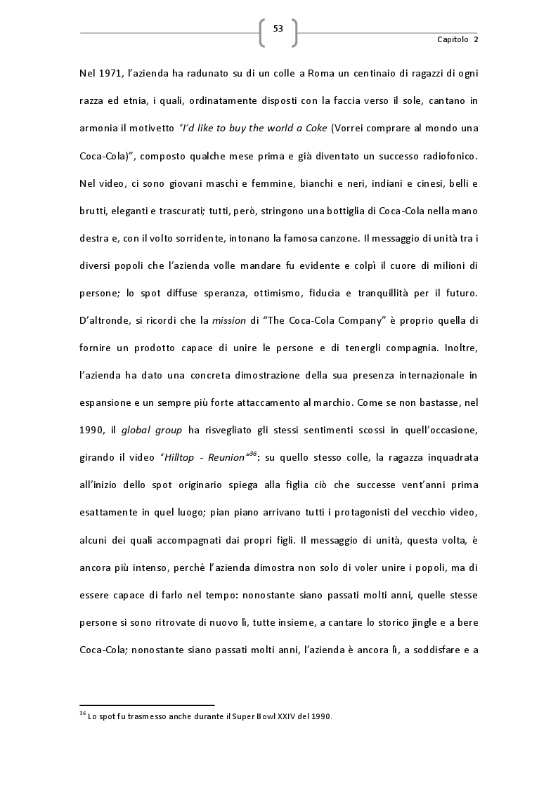 Estratto dalla tesi: Strategie competitive nel settore beverage: il caso The Coca-Cola COmpany