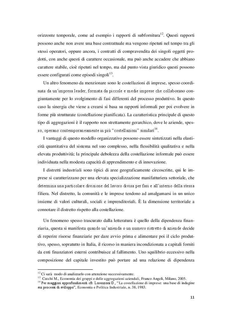 Estratto dalla tesi: Il contratto di rete