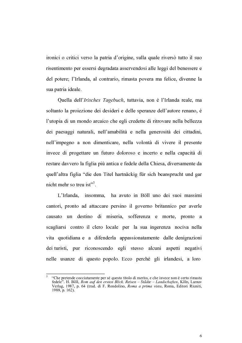Anteprima della tesi: L'Irlanda di Heinrich Boell, Pagina 6