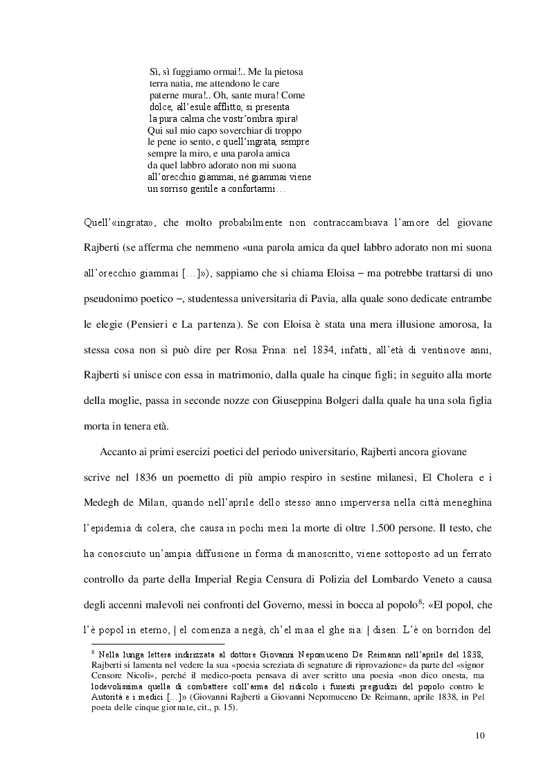 Estratto dalla tesi: Tra satira e realtà: ''Il viaggio di un ignorante ossia ricetta per gli ipocondriaci'' di Giovanni Rajberti