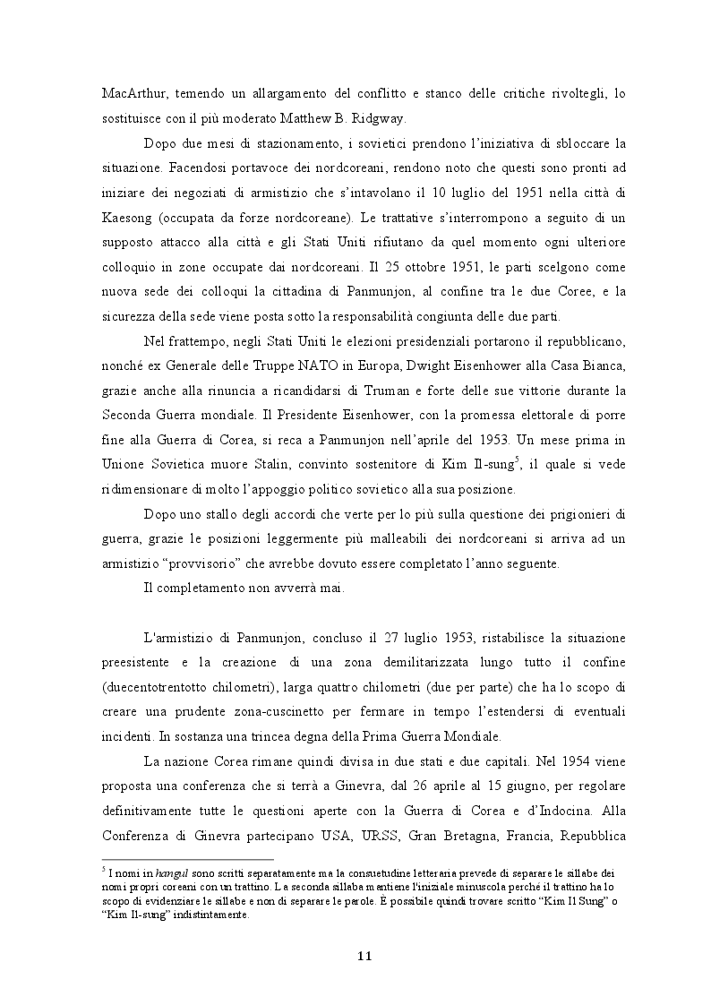 Estratto dalla tesi: Il Caso Corea Del Nord