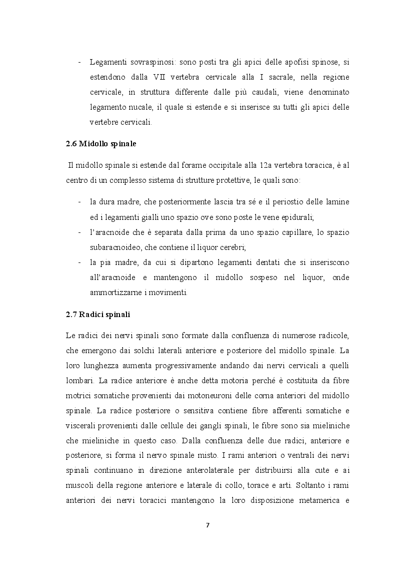 Estratto dalla tesi: Metodo McKenzie Vs Elettroterapia Antalgica Transcutanea